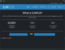 Tablet Screenshot of ilmflix.ihsaanfusion.com